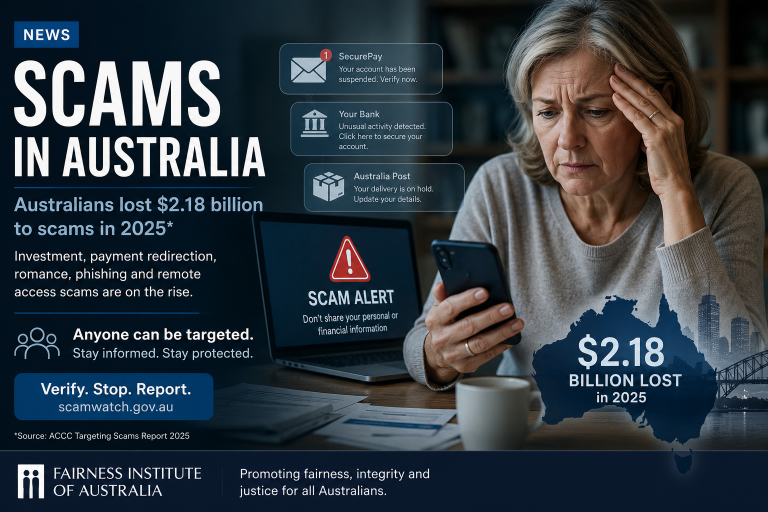 Recent scams in Australia
